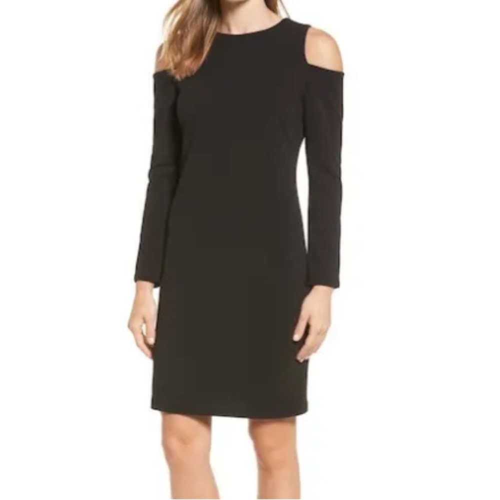 Halogen Knit Cold Shoulder Dress
